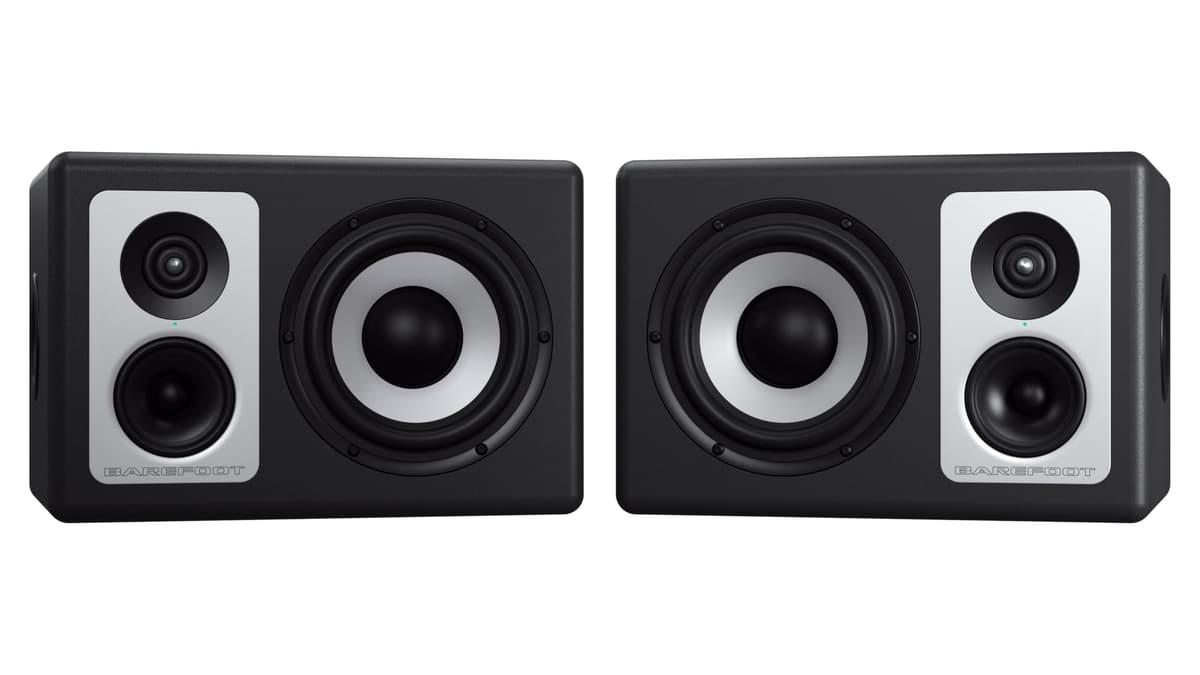 Par de monitores de estudio Barefoot Footprint03, 3-vías profesionales