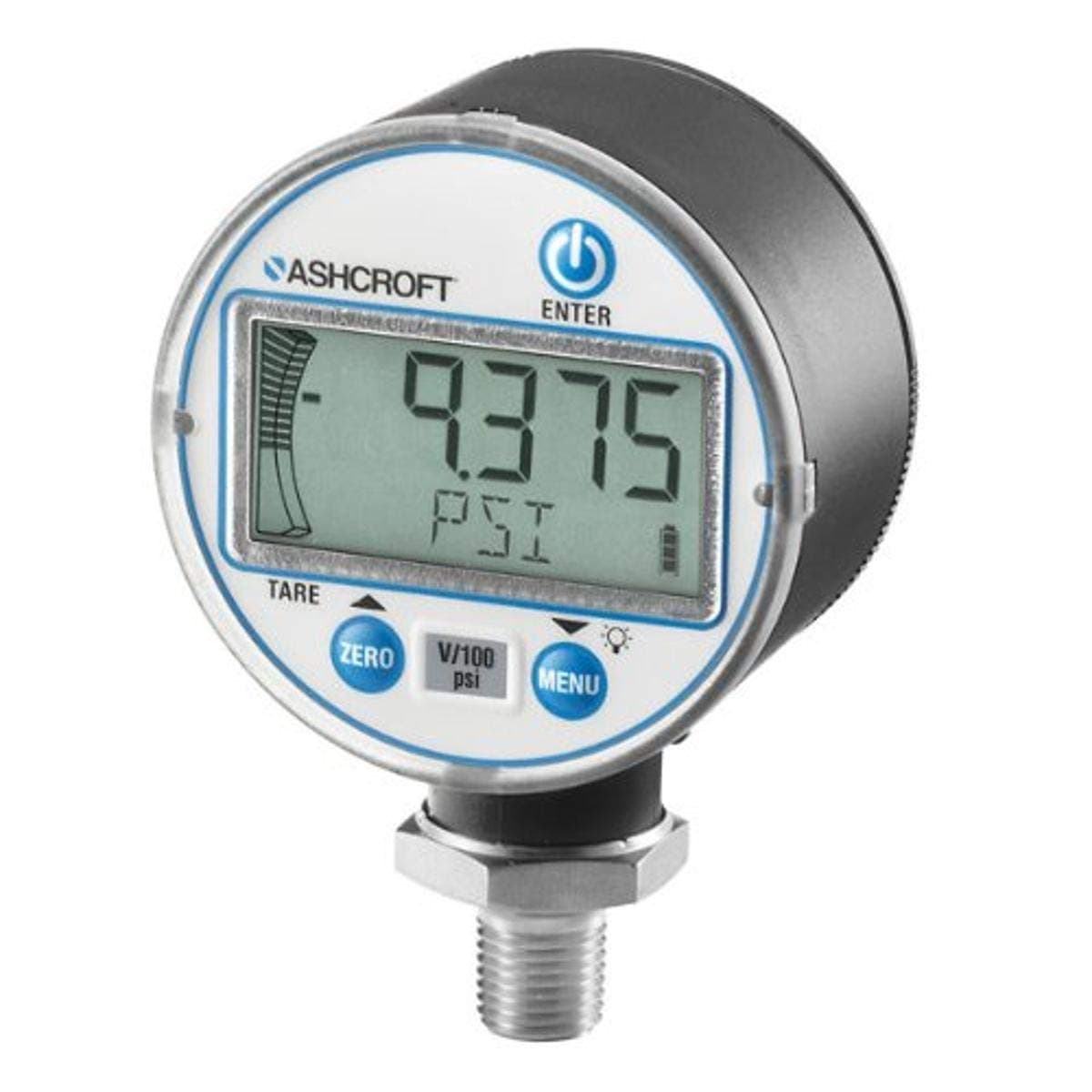 Manómetro digital ASHCROFT 6833433 con retroiluminación, 0-20000 psi