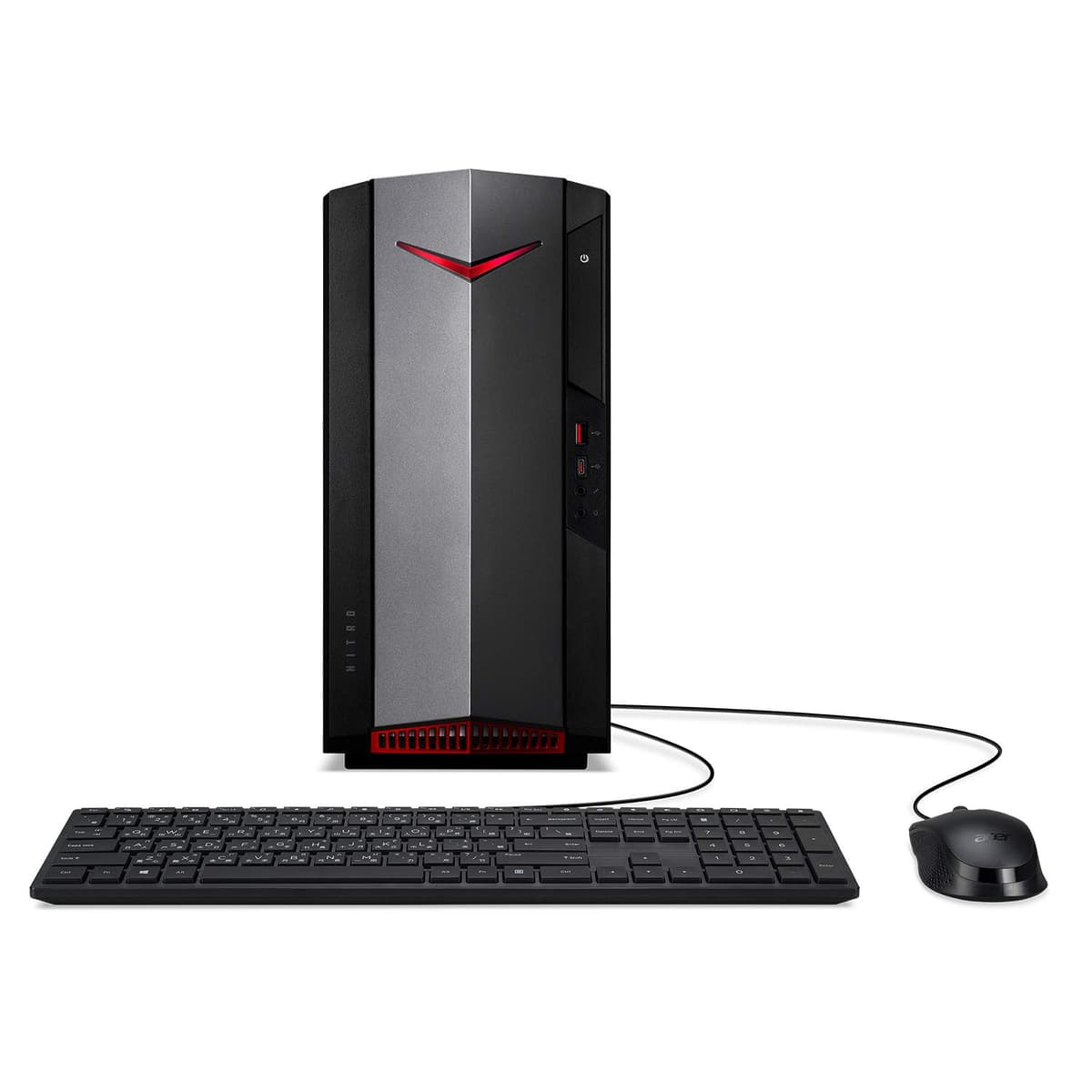 Acer Nitro 50 N50-640-UR13 Gaming Desktop i5-12400F RTX 3050 16GB 512GB SSD+1TB HDD DG.E30AA.004
