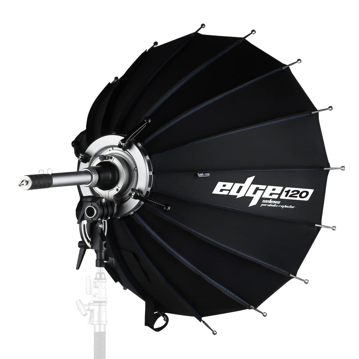 Selens SER120 - Reflector parabólico 120cm con sistema de enfoque y varilla de enfoque 6923600487412@#JWUS