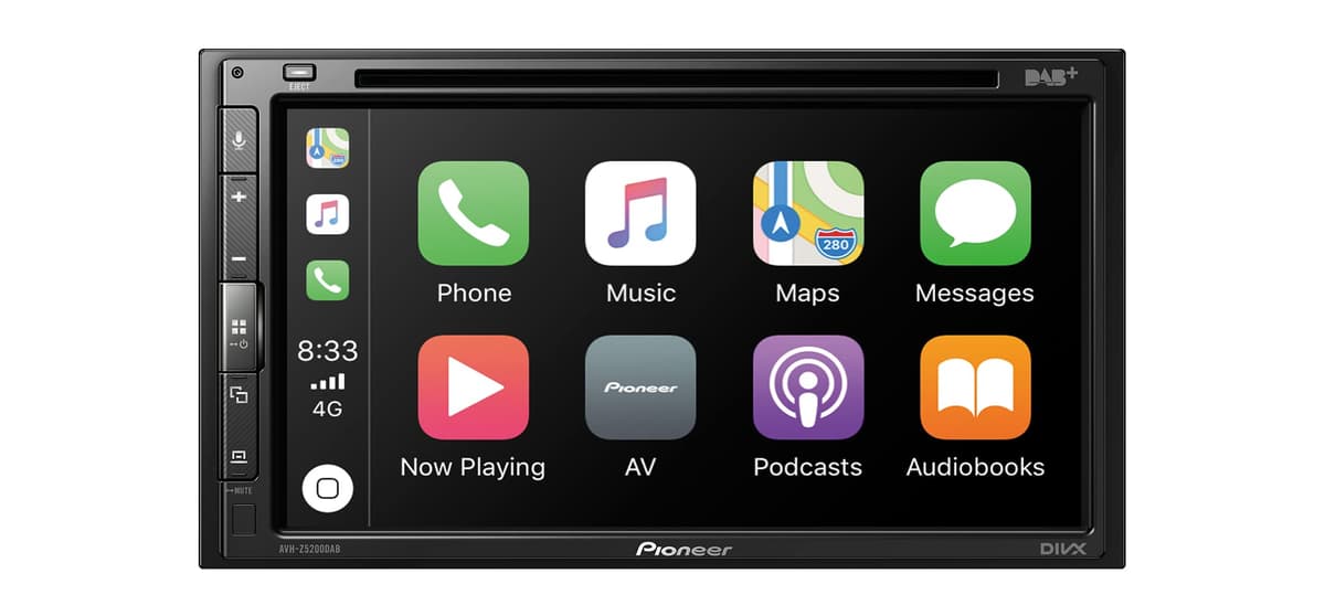 Pioneer AVH-Z5200DAB-AN Reproductor Multimedia 2-DIN con DAB y Pantalla Touch 6.8"