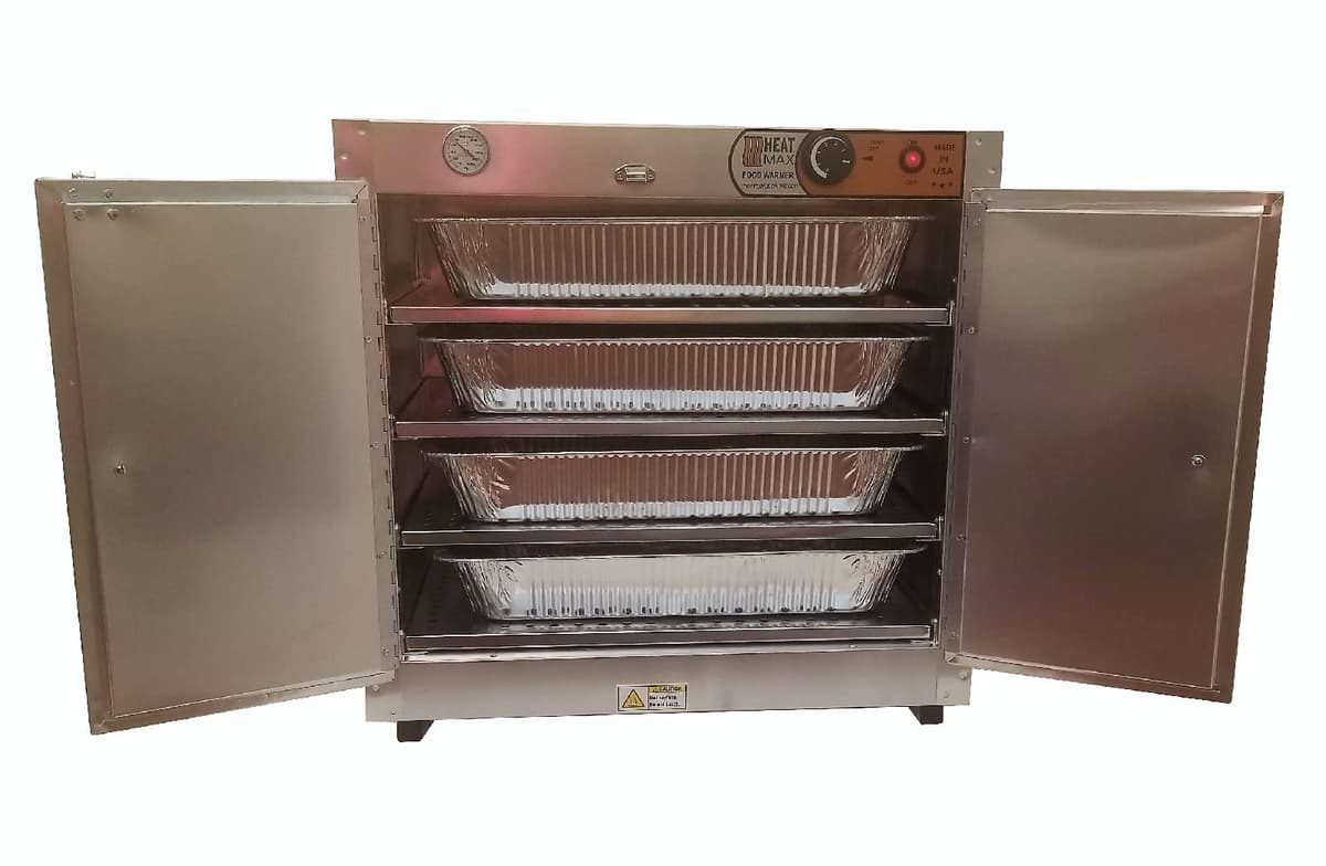 HeatMax 251524 HBWT - Calentador de alimentos para catering con bandeja de agua
