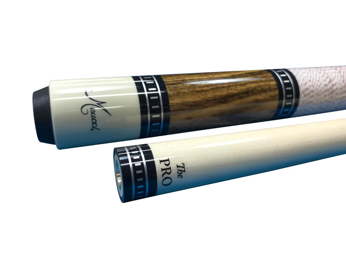 Meucci SB4 Taco de billar artesanal para pool con eje PRO - Bocote + estuche rígido LJ4