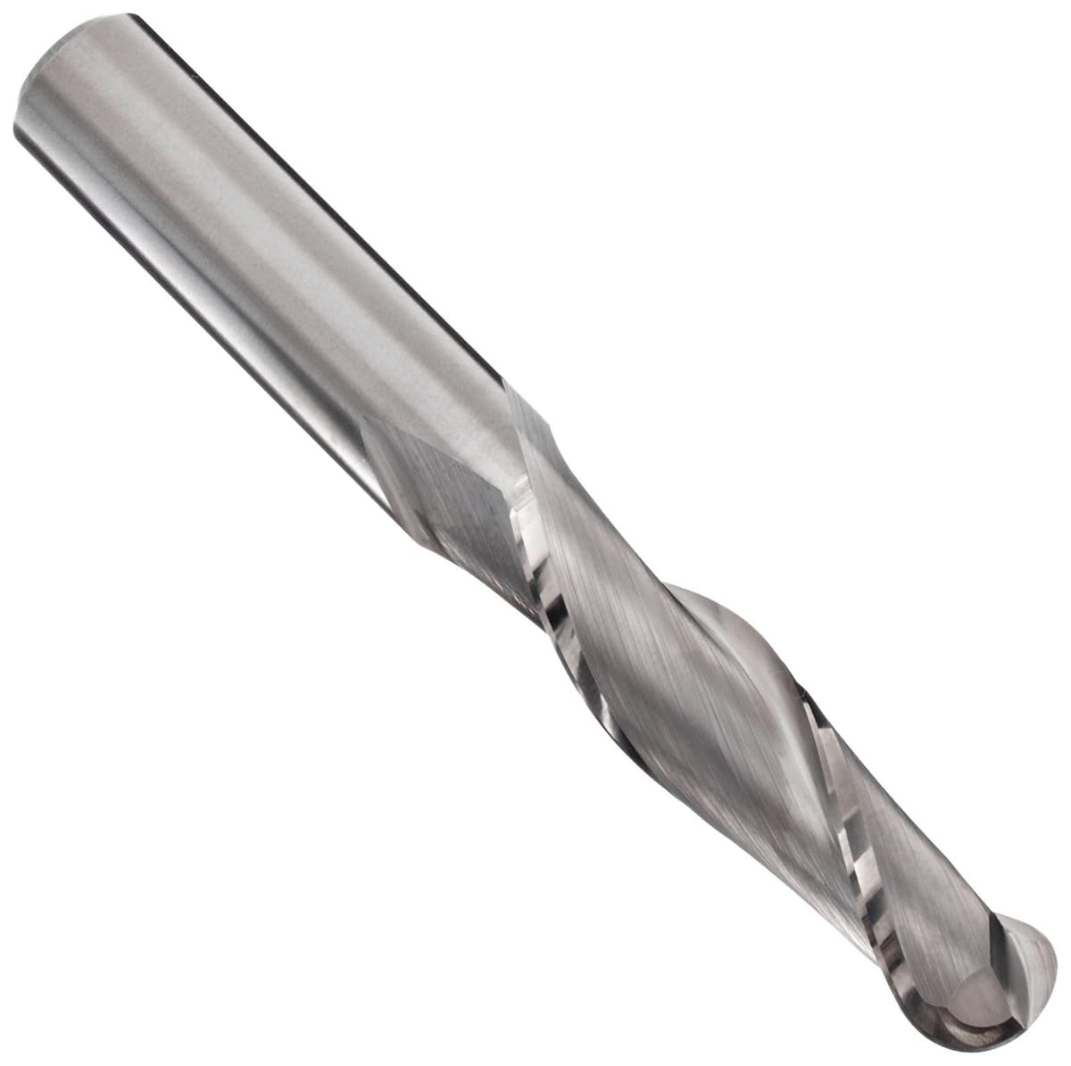 YG-1 E5014 Carbide Ball Nose End Mill Long Reach 2 flautas 30° hélice Uncoated 1" diámetro 5" largo total 50600