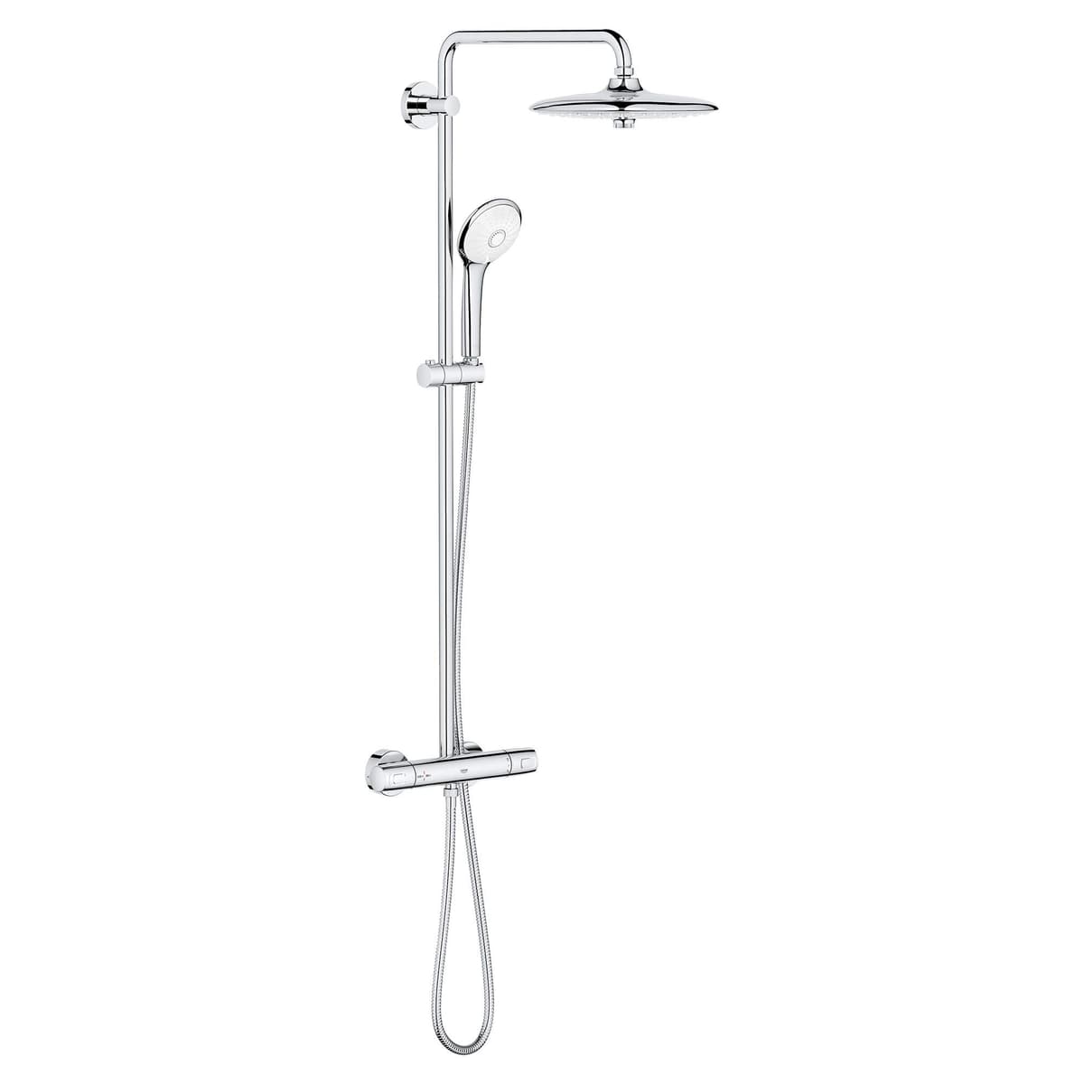 GROHE Euphoria 260 CoolTouch Sistema Termostático de Ducha 1.75 gpm Starlight Chrome 26128002
