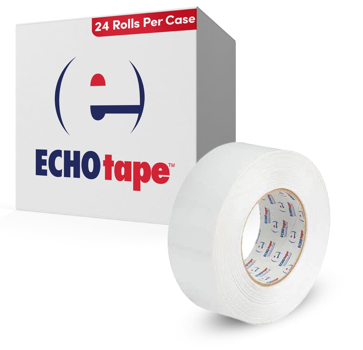 ECHOtape DC-M194A Cinta Doble Cara Poliéster Transparente 1.89 in x 60 yd (Case 24) 856176005758