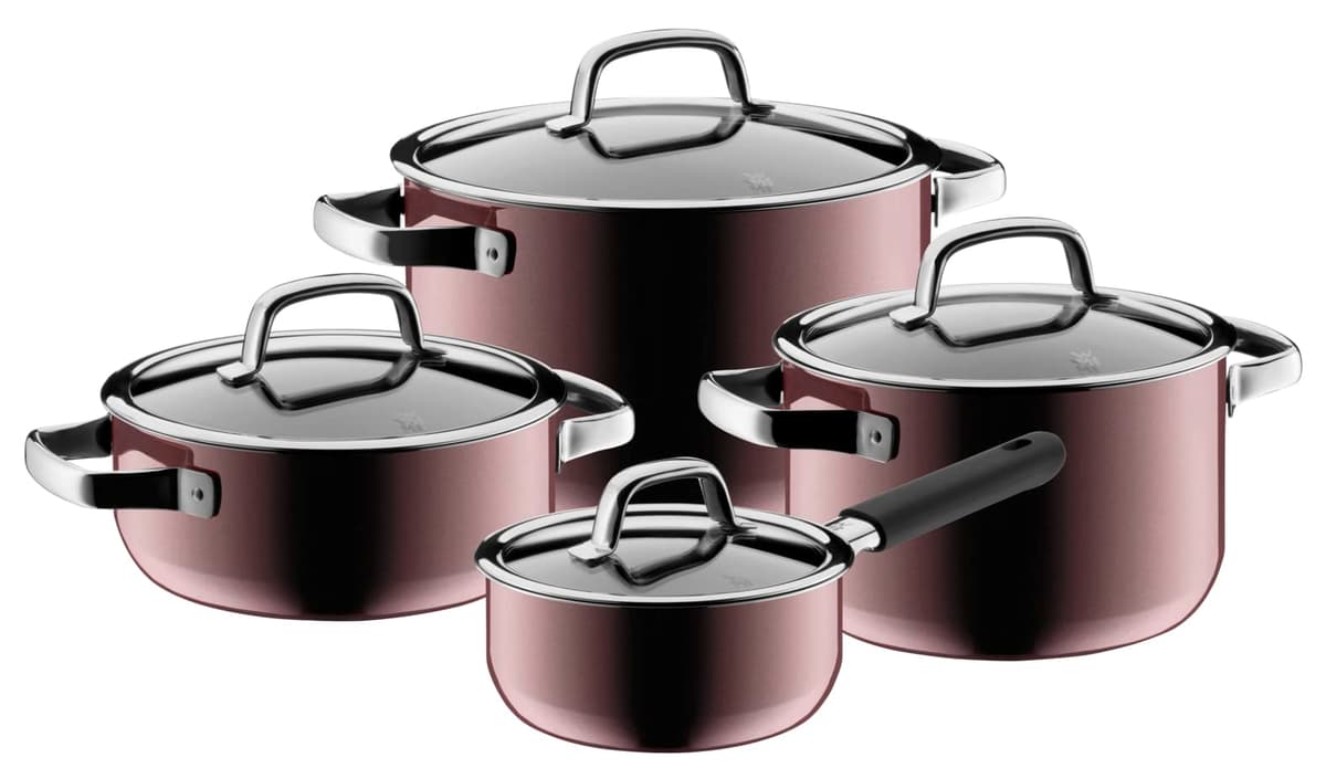 Set de cocina WMF Fusiontec Mineral 4 piezas Rose Quartz 05-1489-5290