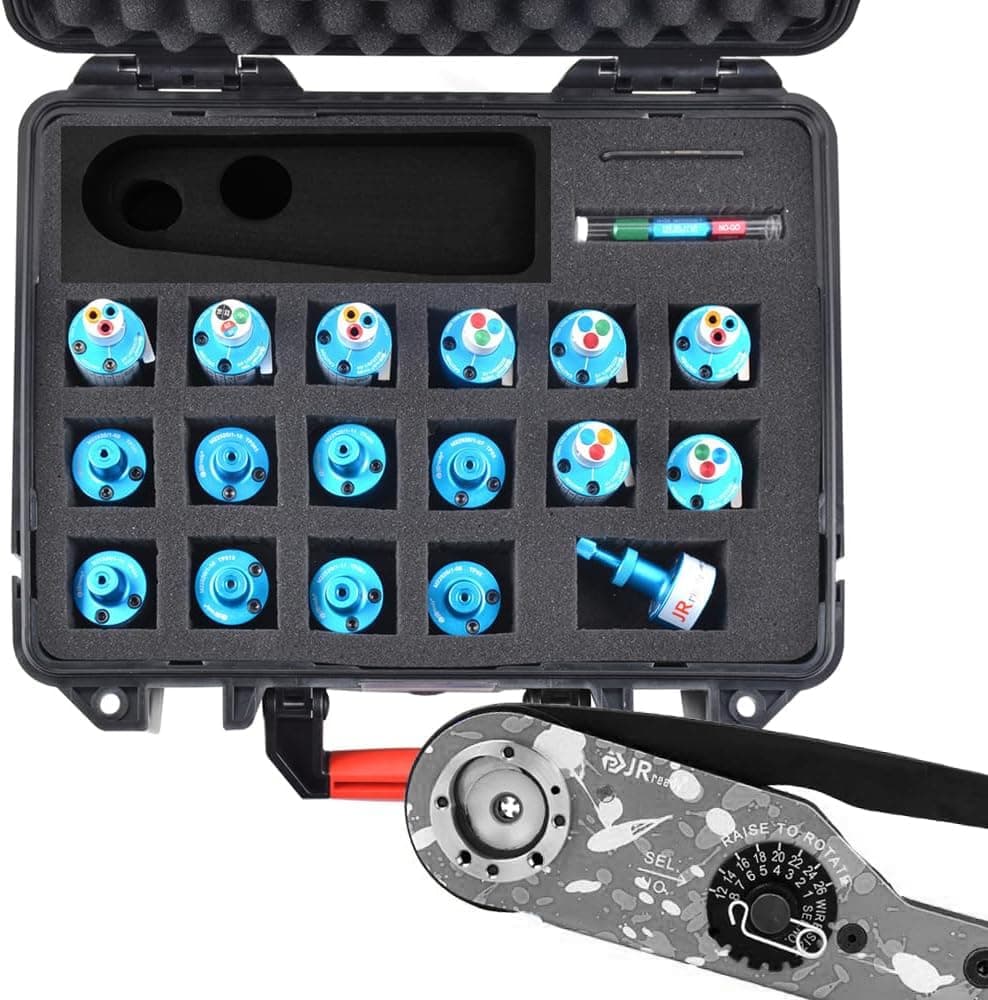 JRready Crimping Tool KIT NEW-ASF1 Crimper Ajustable para 12-26 AWG JST2524