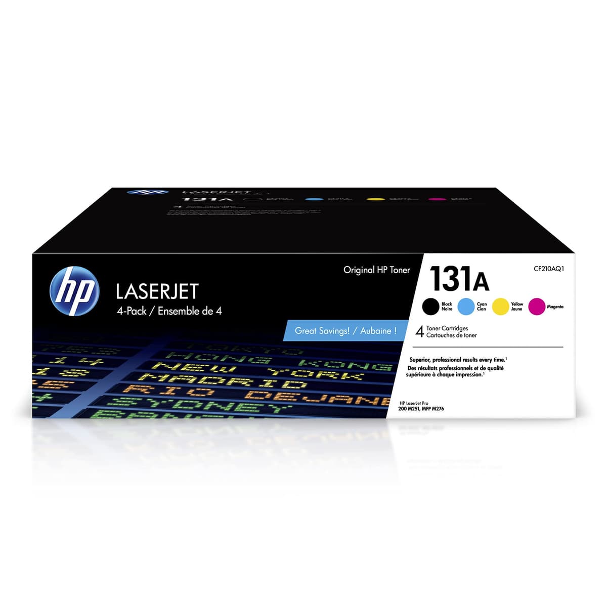 Toners HP 131A (CF210A/CF211A/CF212A/CF213A) para LaserJet Pro M251/M276