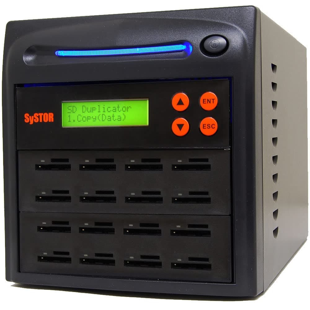 Systor SYS-SD-15 Duplicador SD/microSD 1:15, autónomo 2GB/min