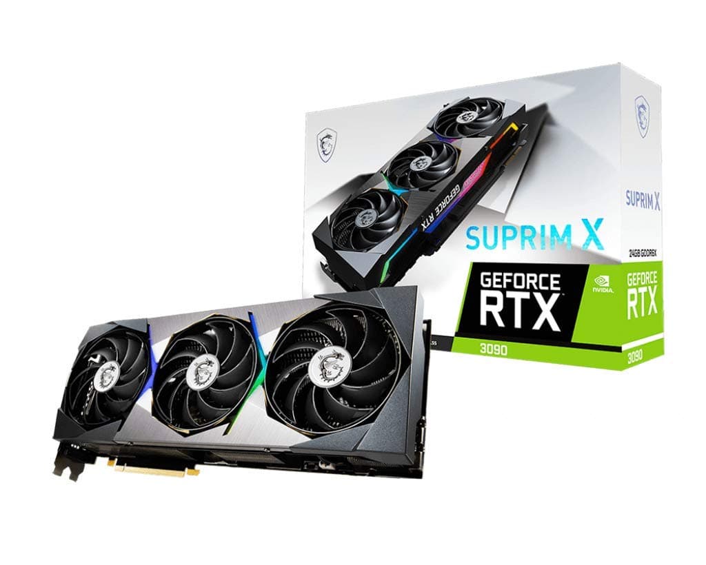 msi GeForce RTX 3090 Suprim X 24G Tarjeta Gráfica 24GB GDDR6X OC