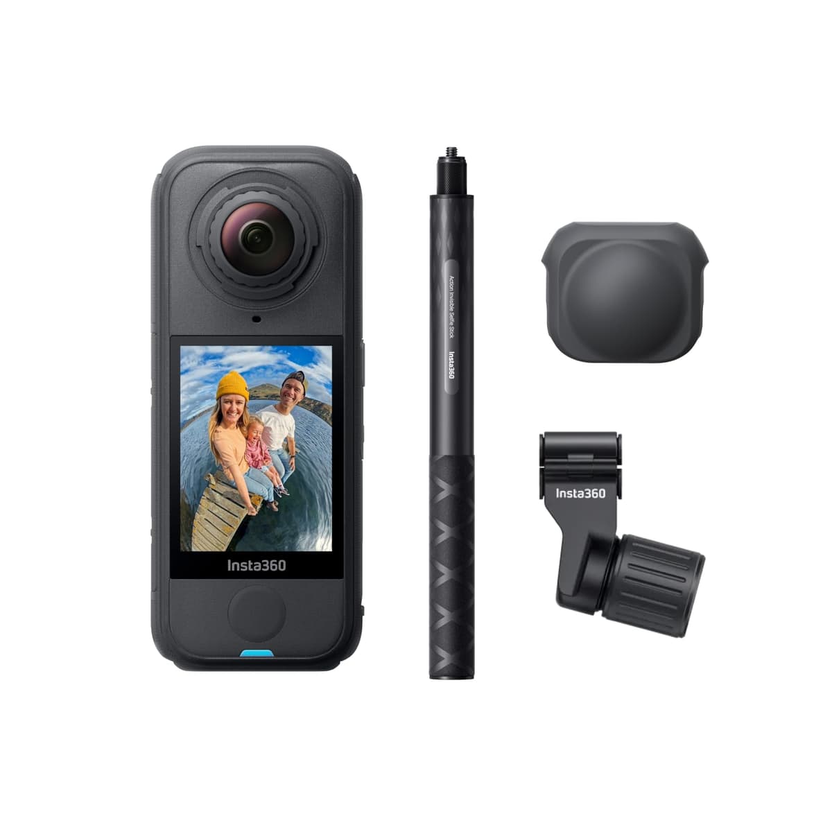 Insta360 X4 Air Ski Bundle - Cámara 360 8K ligera e impermeable con sticks y accesorios para esquí CINSAAFA-SKI