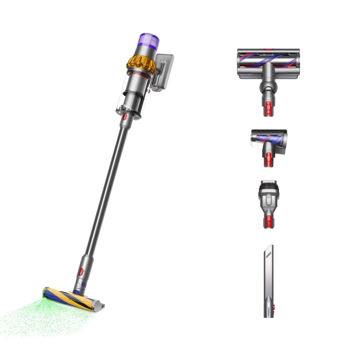 Dyson V15 Detect aspiradora inalámbrica, Yellow/Nickel 447261-01