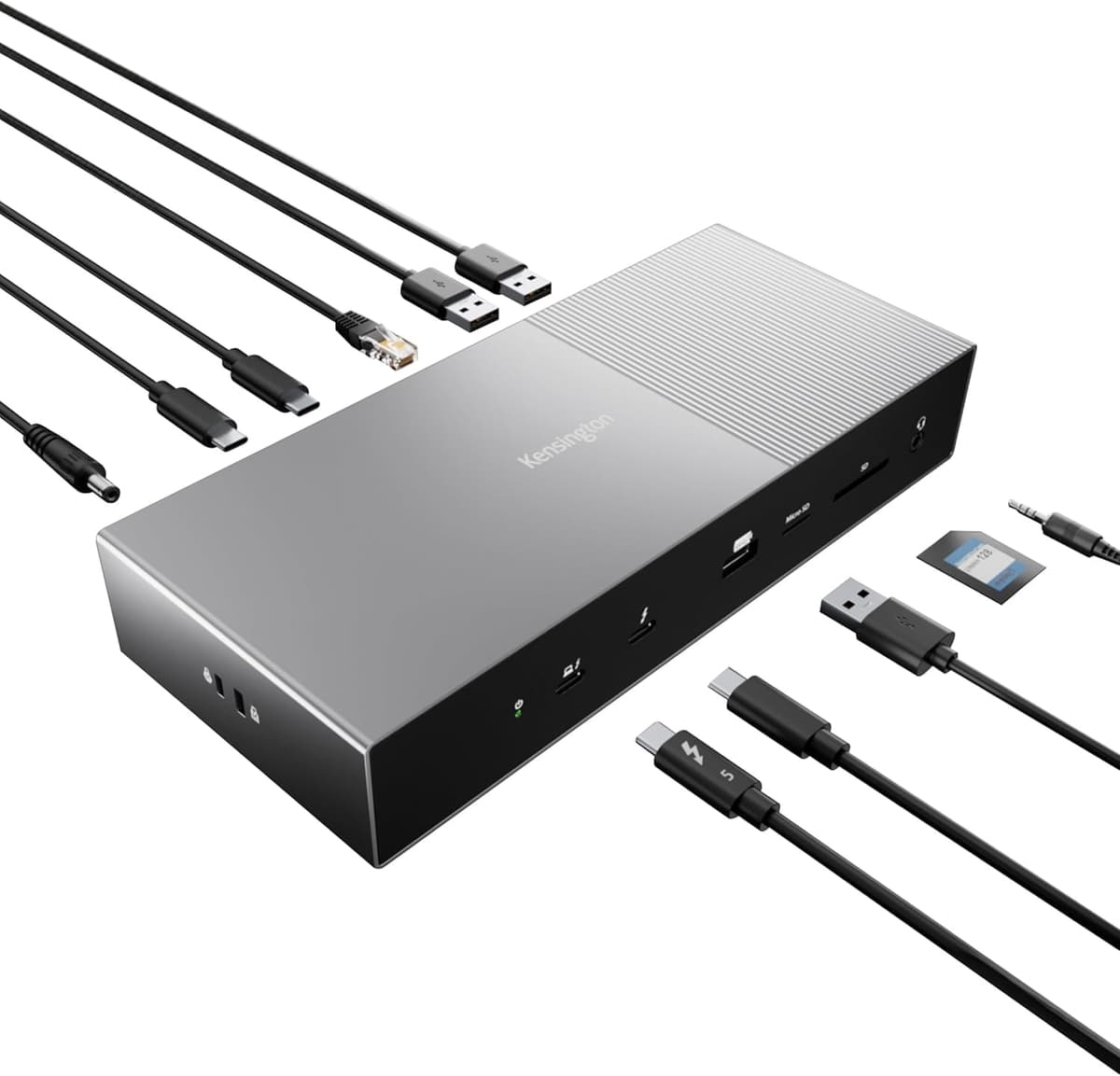 Kensington SD5000T5 Thunderbolt 5 Dock - Triple Monitor 8K/4K, 140W, 3x Thunderbolt 5, Ethernet y USB-A 3.2 Gen2 (K35201EU)