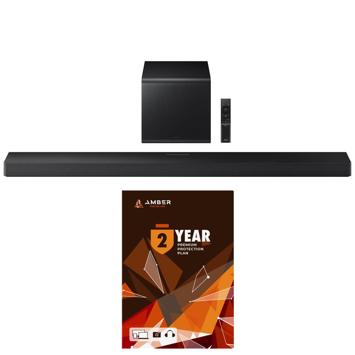 Samsung HW-QS700F Soundbar 3.1.2Ch Dolby Atmos con Subwoofer + Plan Amber 2 Años (2025) BNDL_HWQS700F-WRTY2-AMBER-SC