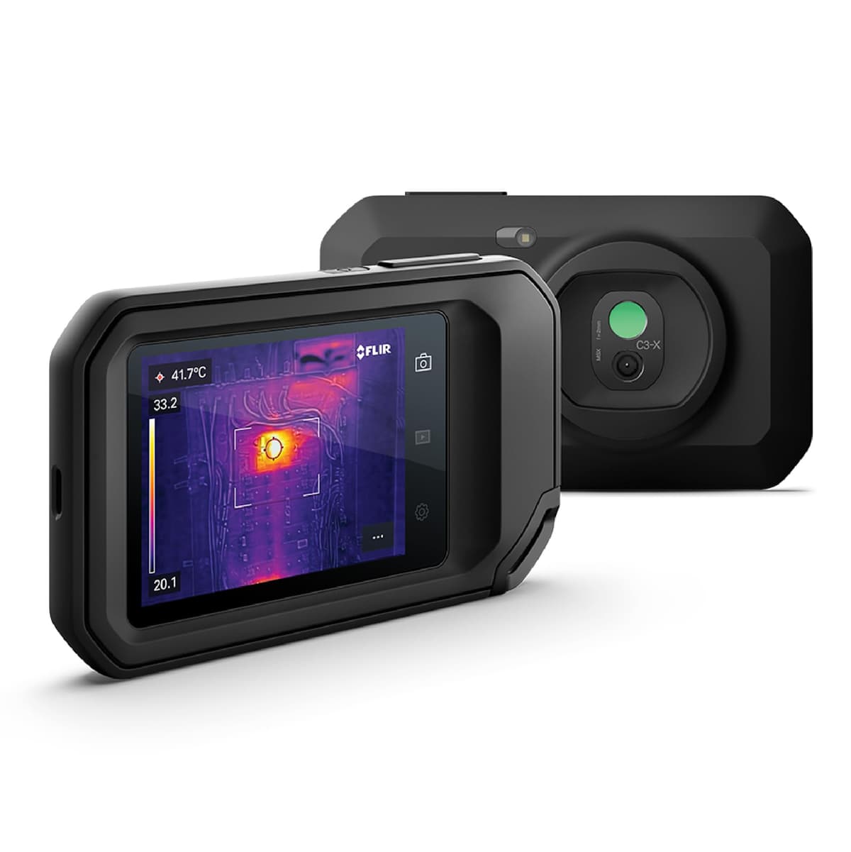 FLIR C3-X Cámara Térmica Compacta con Wi-Fi 128×96 MSX para Inspección