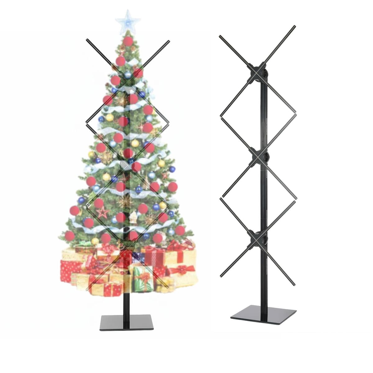 Missyou 3D Hologram Fan MSPJ46-S4, 3 ventiladores 46 cm (Set)