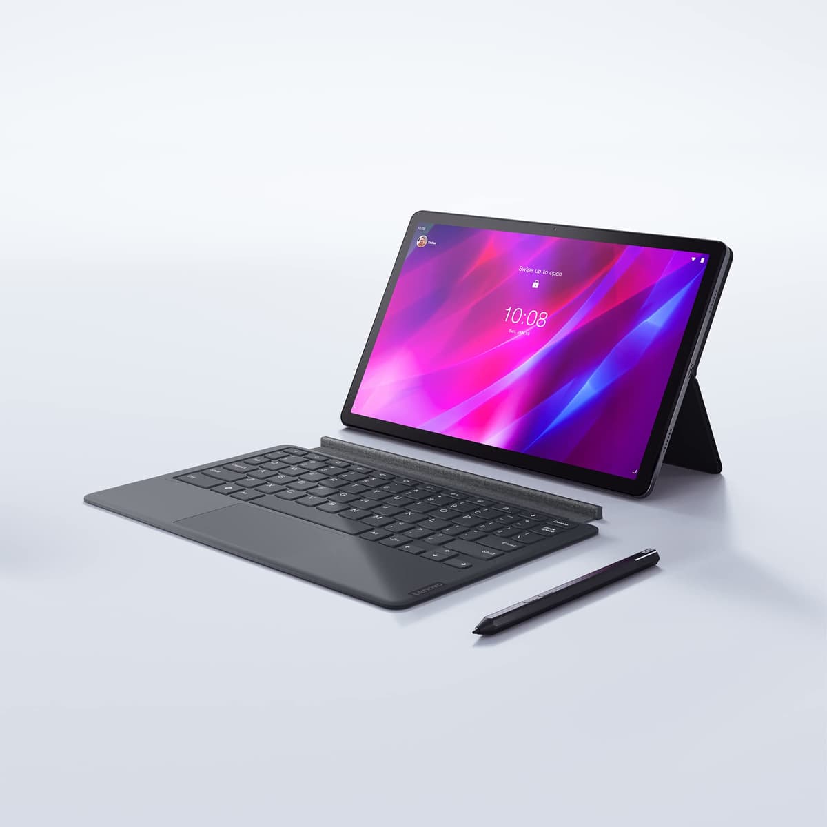 Lenovo Tab P11 Plus (1.ª generación) - 2021 - Tablet - Larga duración de batería - Pantalla LCD de 11" - Procesador MediaTek de ocho núcleos - 6 GB de memoria - 128 GB de almacenamiento - Android 11 - Bluetooth y Wi-Fi - Teclado y lápiz incluidos ZA940288US