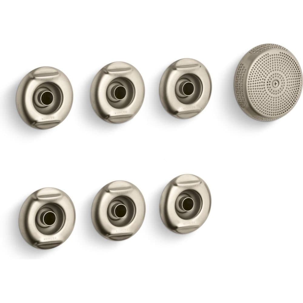 Kohler K-9696-BV, kit de embellecedores Flexjet para whirlpool, Vibrant Brushed Bronze