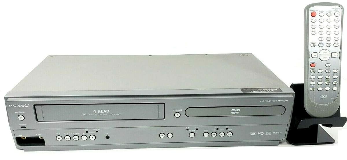 Reproductor DVD/VCR Doble Magnavox, MWD2206