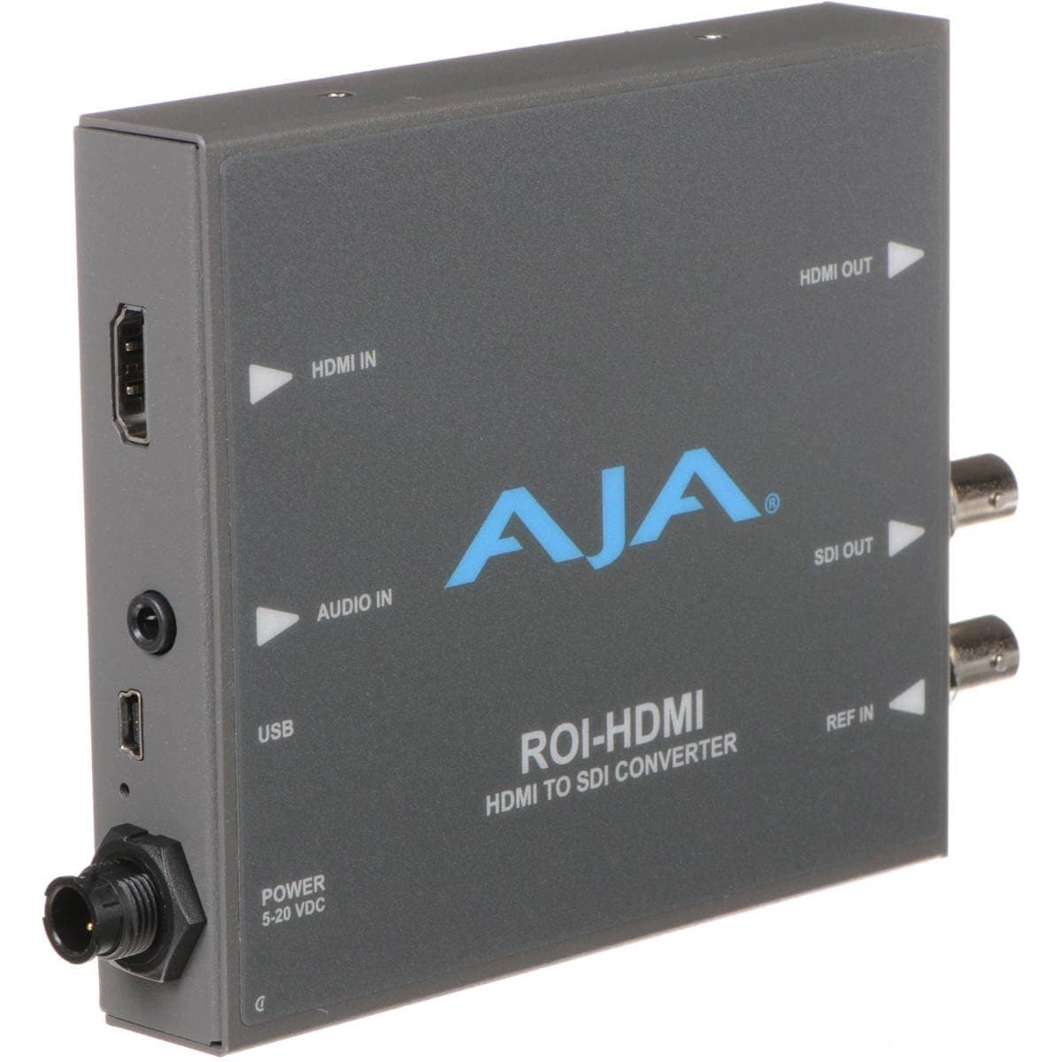 AJA ROI-HDMI Mini-Converter: HDMI a SDI con ROI, Loop-Through y Escalado