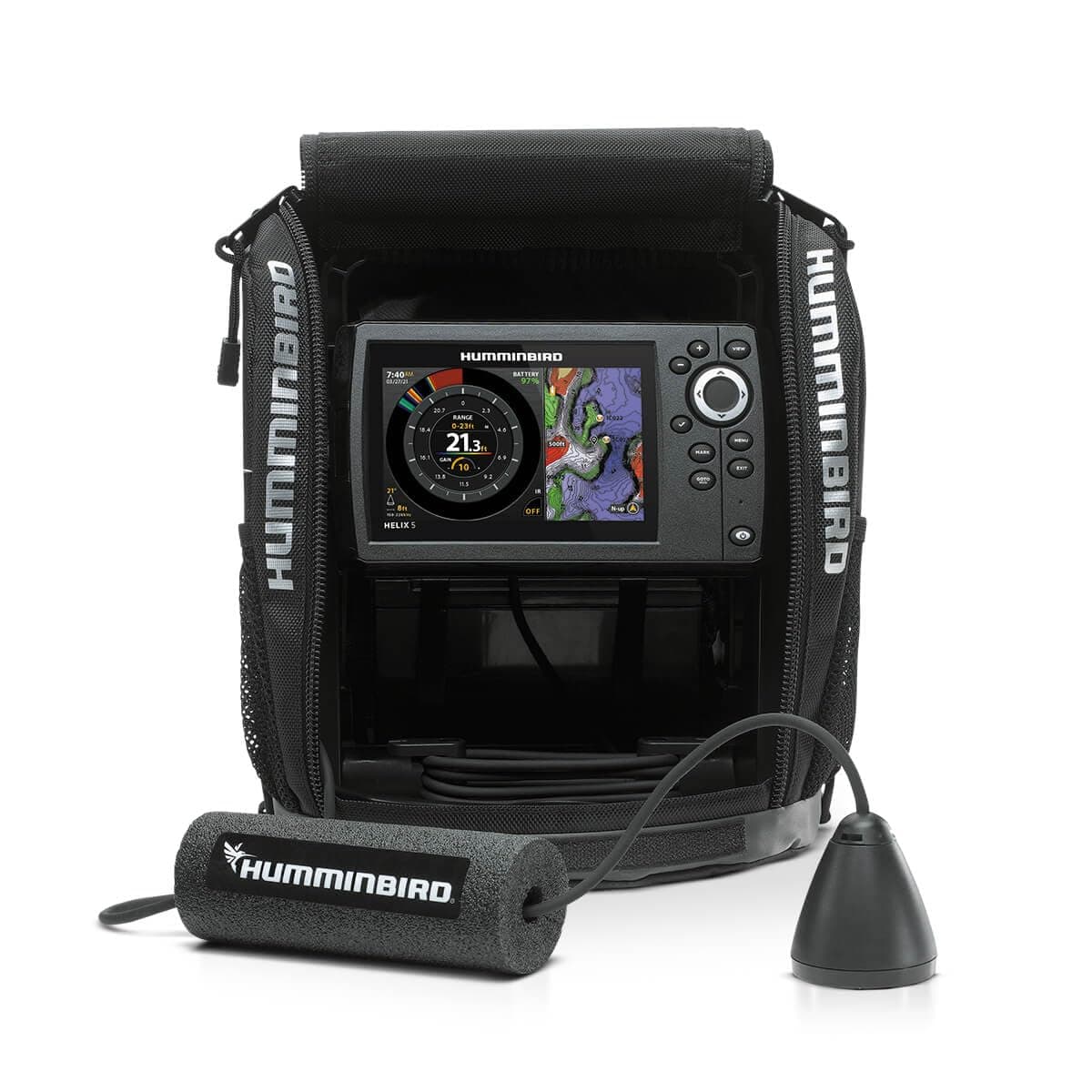 Humminbird ICE HELIX 5 G3 GPS Fish Finder, Sonar CHIRP de Doble Espectro 411730-1