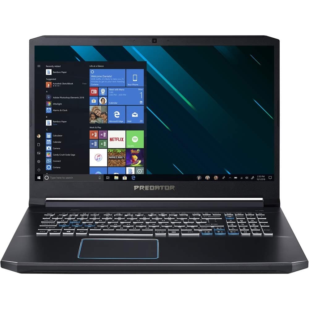 Acer Predator Helios 300 PH317-53-77HB Laptop Gamer 17.3" - Intel i7-9750H, GTX 1660 Ti, 8GB, 512GB SSD, RGB