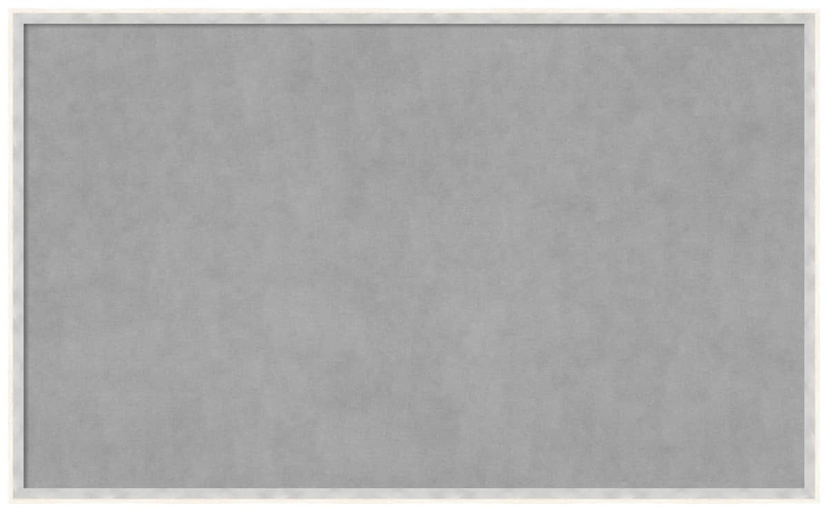 Amanti Art Paige White Silver - Pizarra magnética enmarcada 41x25 28588291908