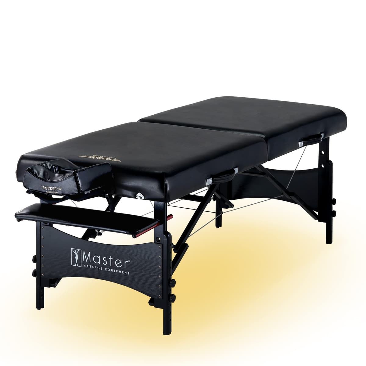 Master Massage Galaxy Pro Mesa de Masaje Portátil 30" con Sistema de Iluminación Ambiental (Negro) 20243+10644MC