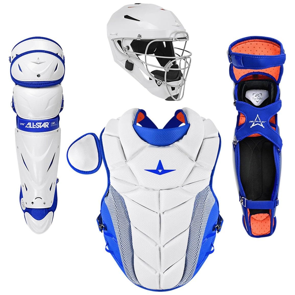 All Star PHX Paige Halstead Set de Catcher Medium White/Royal 029343068157