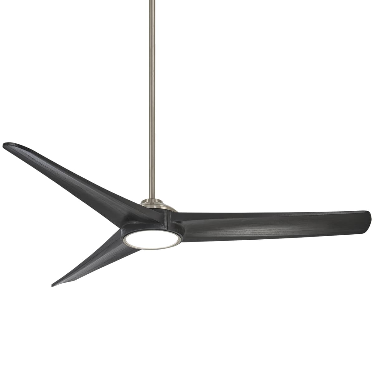 Minka-Aire Timber F747L-BN/CL Ventilador de techo 68" con LED integrado y motor DC en níquel cepillado