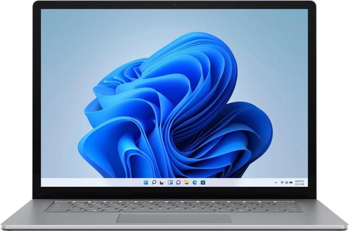 Microsoft Surface Laptop 4 (LI1-00008) Pantalla táctil PixelSense de 15 pulgadas (2496 x 1664) i7-1185G7 16GB RAM 256GB SSD Windows 11 Professional Platino Reacondicionado