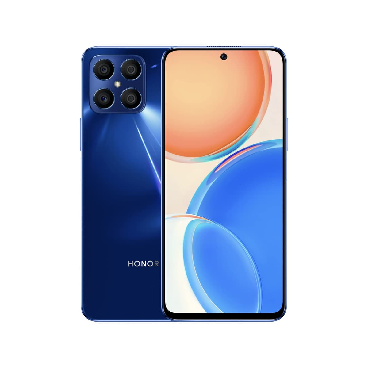 HONOR X8 Dual-Sim 128 GB ROM + 6 GB RAM (solo GSM | Sin CDMA) Smartphone 4G/LTE Desbloqueado de Fábrica (Azul Océano) - Versión Internacional HONOR X8 6 Plus 128