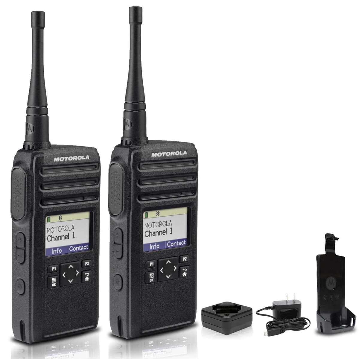 Motorola DTR700 Radio Digital 2-Way 900 MHz - Paquete de 2 DTR700_EDI_2