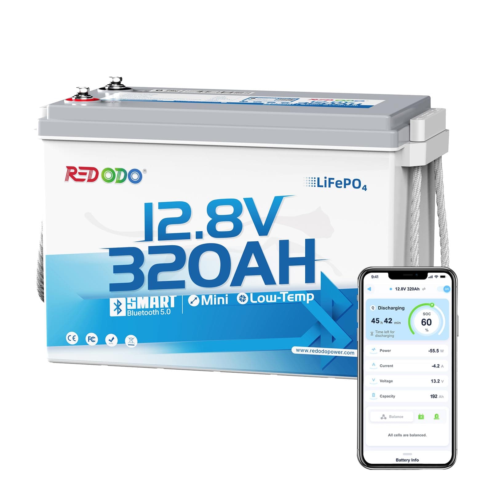 Redodo A R12V320-200-MINI-BT-1