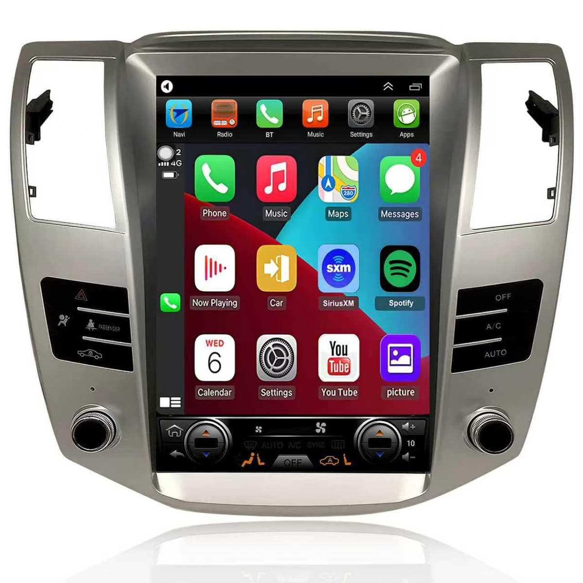 Cimmuovere Reemplazo Android 12.8" para Lexus RX330/RX350 (2004-2009) con 8-Core, CarPlay/Android Auto y cámara incluida