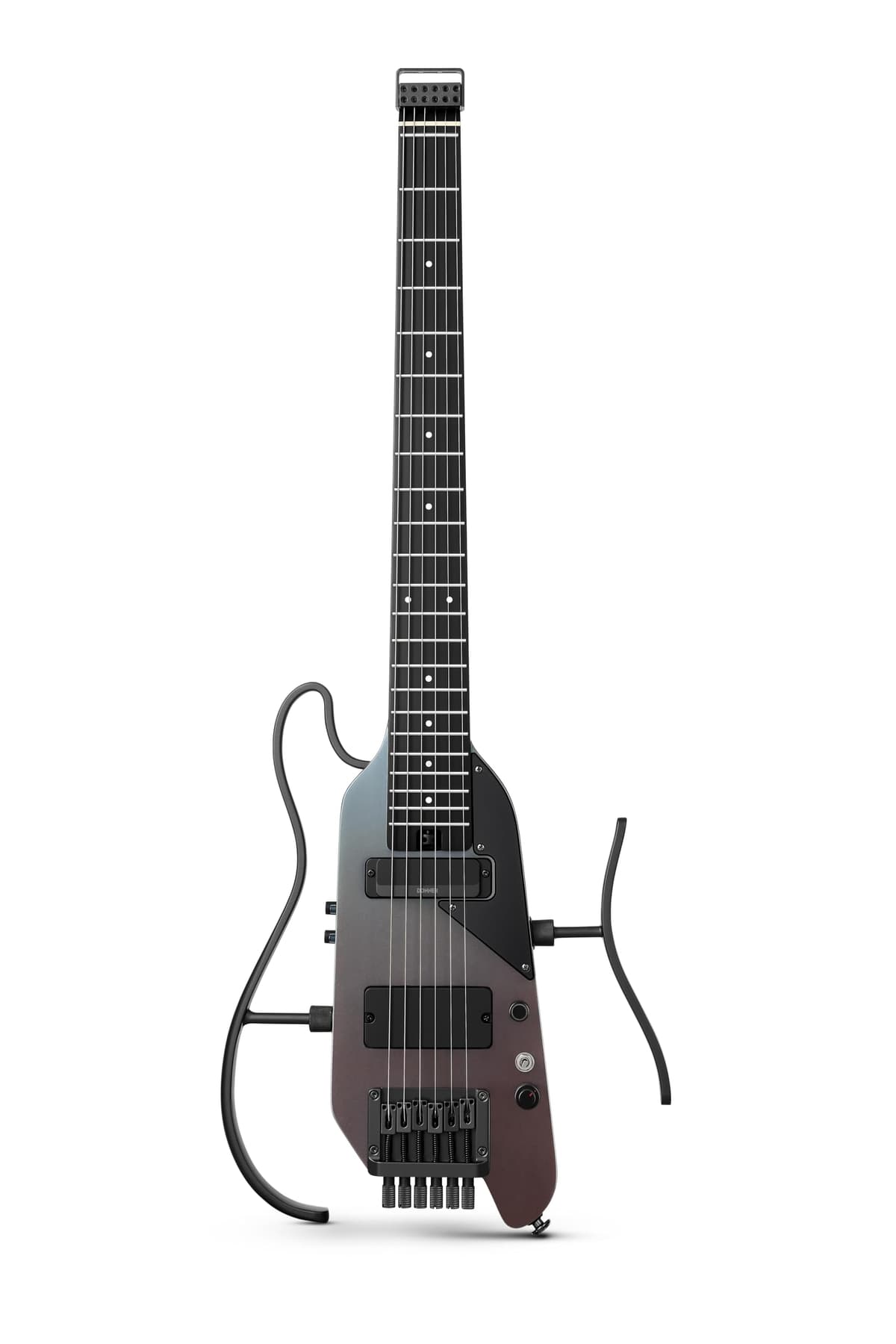 Donner HUSH X PRO Smart Travel Guitar - Kit completo, 7 simulaciones de tono, Midnight Glow