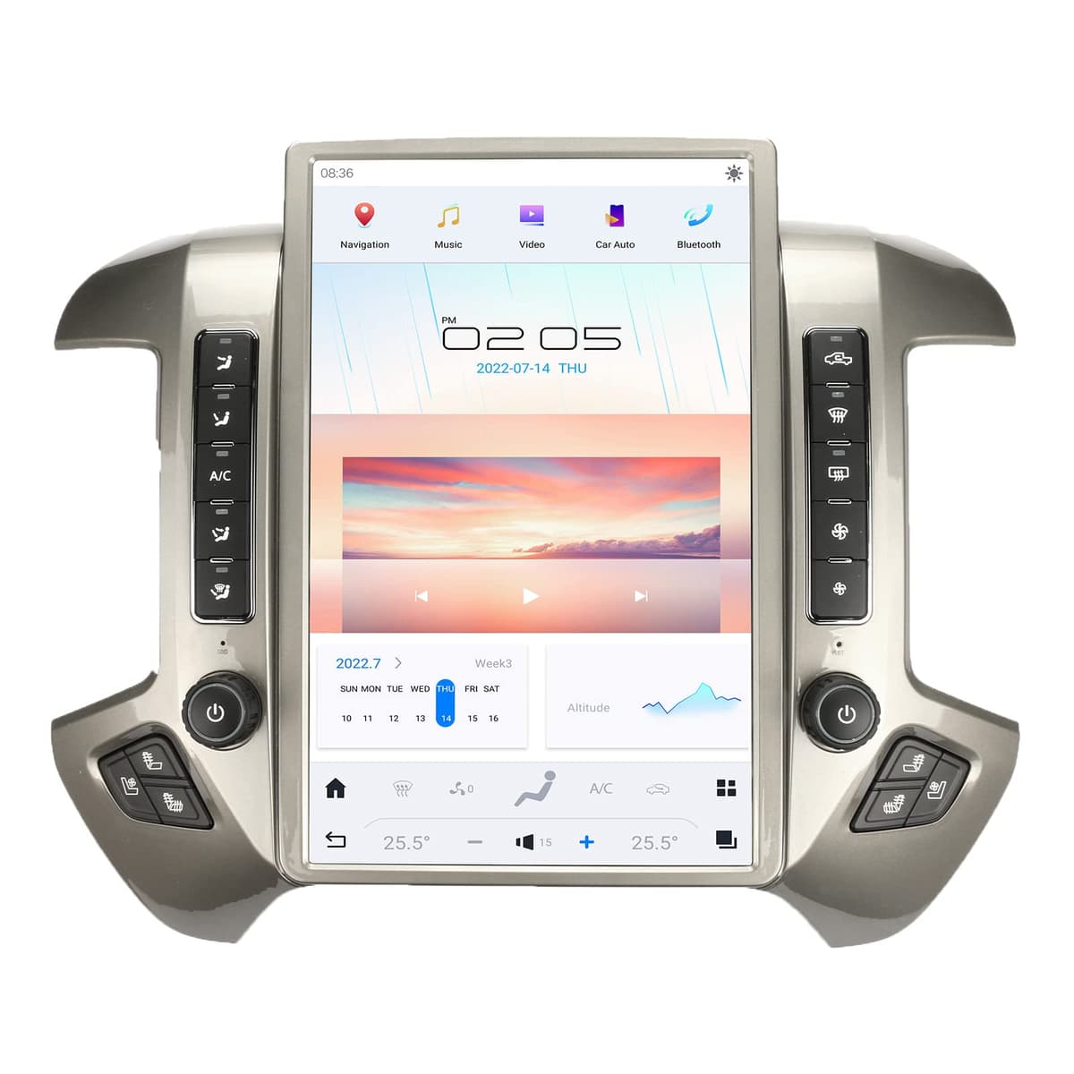 NAKEVICH 14.4" Android 11 Car Radio para Chevrolet Silverado/GMC Sierra 2014-2019