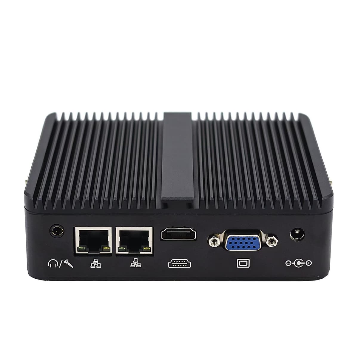 WEIDIAN Fanless Mini PC Industrial EH3-N100, 32GB RAM, 1TB SSD, 2xCOM RS232,2xGigabit LAN, Win 11 Pro