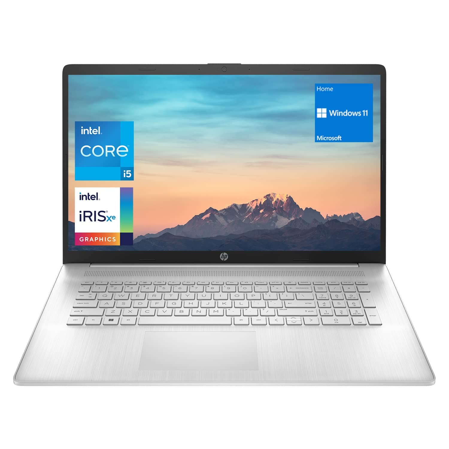 HP 17.3" Laptop FHD con Intel Core i5-1135G7, 32GB DDR4, 2TB PCIe SSD, Windows 11 Home, plata