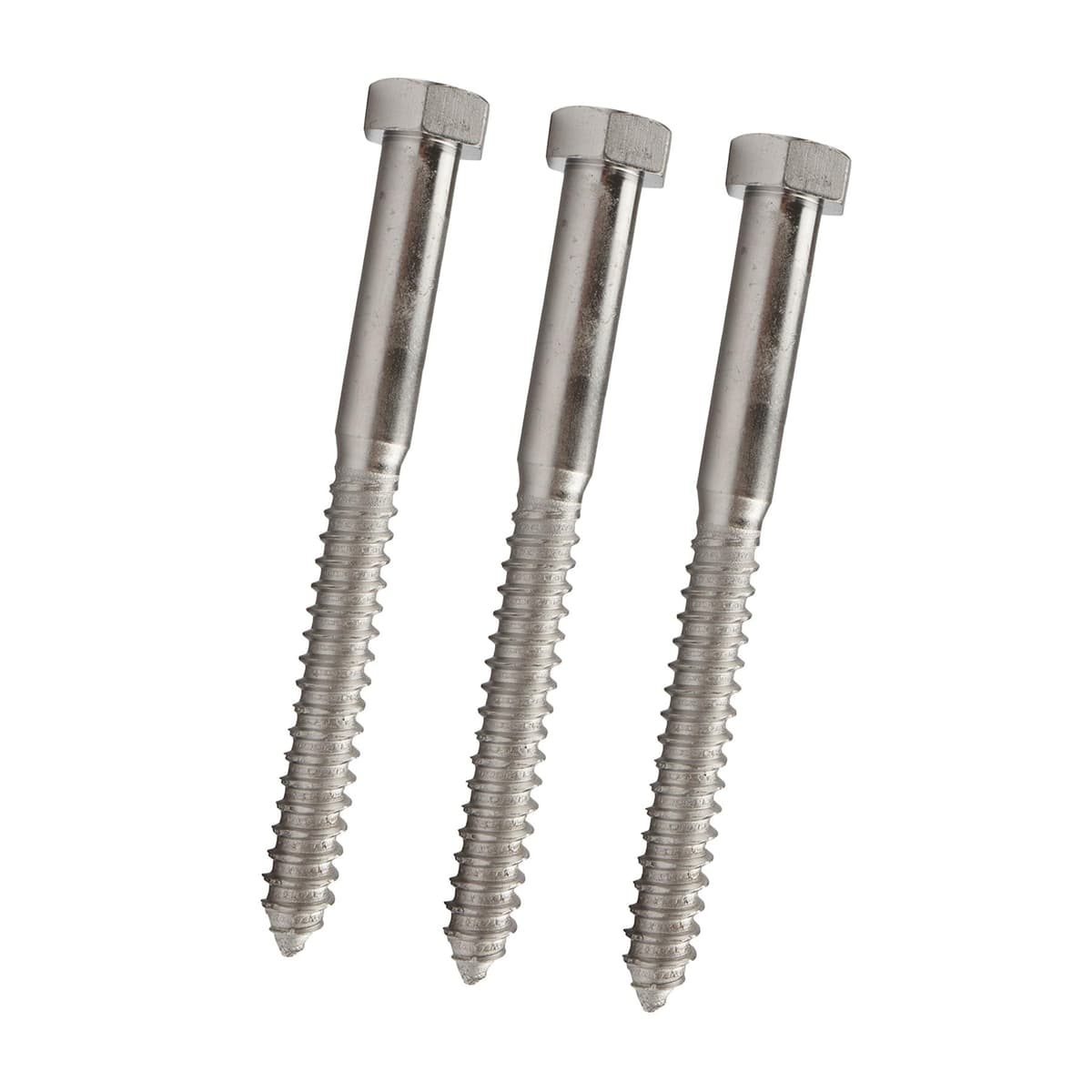 Conquest Lag Bolts 5/8" x 6-1/2" 316 Stainless Steel Hex Head 25 Pack LB6SS-58X612-25PK