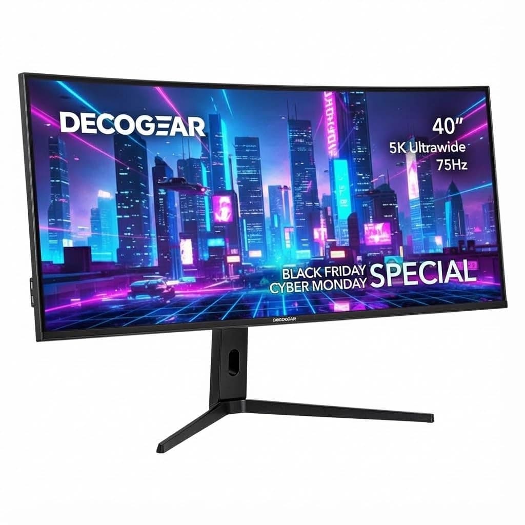 Deco Gear 40” 5K UltraWide VIEW401 | IPS 5120×2160, HDR10, 21:9, USB-C