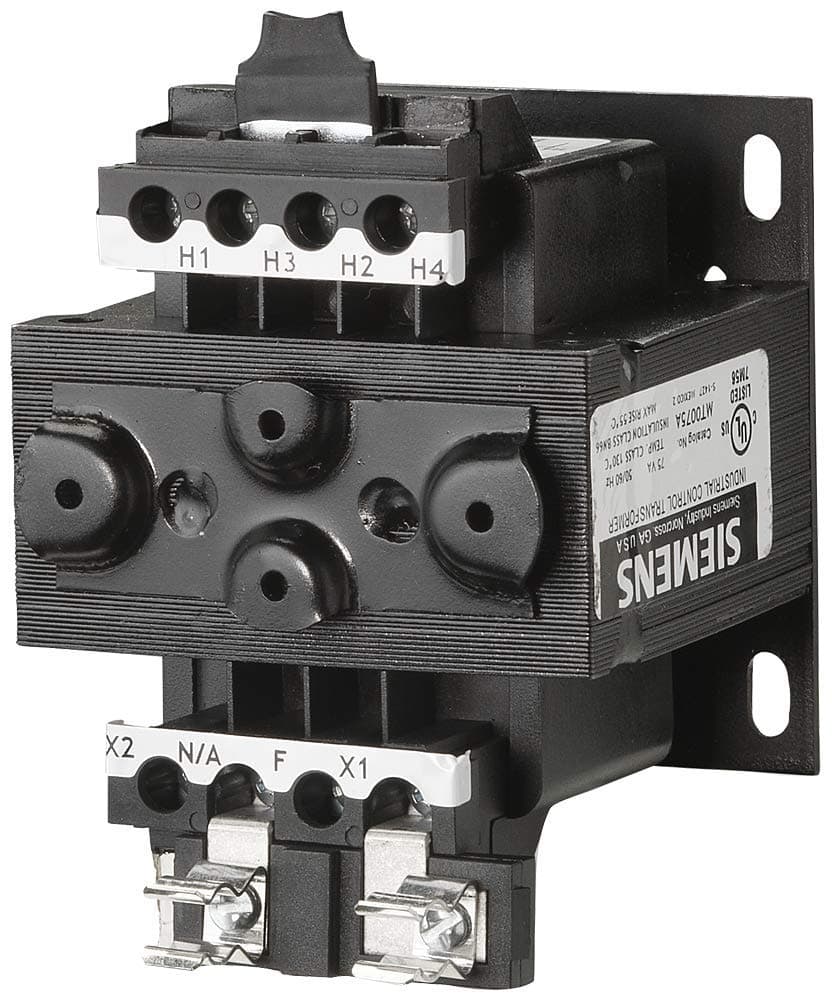 Transformador de potencia industrial SIEMENS MT0050H, 230/460/575 V a 95/115 V, 50 VA