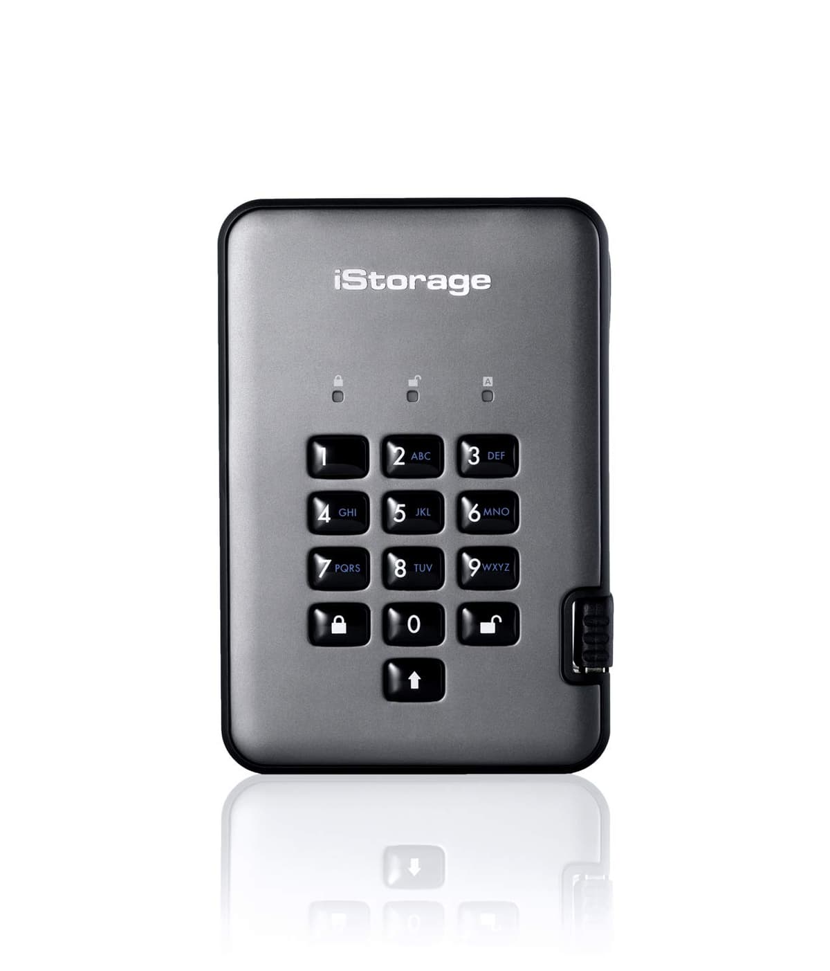 iStorage diskAshur PRO2 SSD 16TB - Unidad SSD FIPS 140-2 Nivel 3 con cifrado por hardware IS-DAP2-256-SSD-16000-C-X