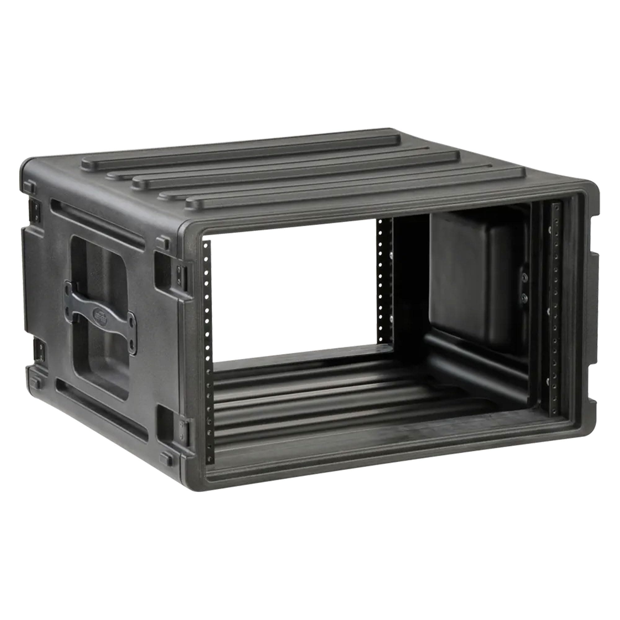 SKB 6U Roto Rack Case - Protector resistente de polietileno, apilable, impermeable, con trabas de giro y patas de goma para músicos, DJs y equipos de A/V - Transporte y almacenamiento seguro B00JVI13DA-1