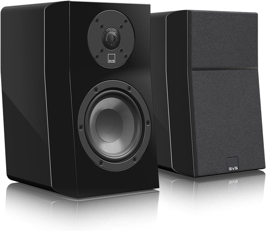 SVS Ultra Evolution Nano Parlantes bookshelf pareja (Piano Gloss Black) UEVONANGB