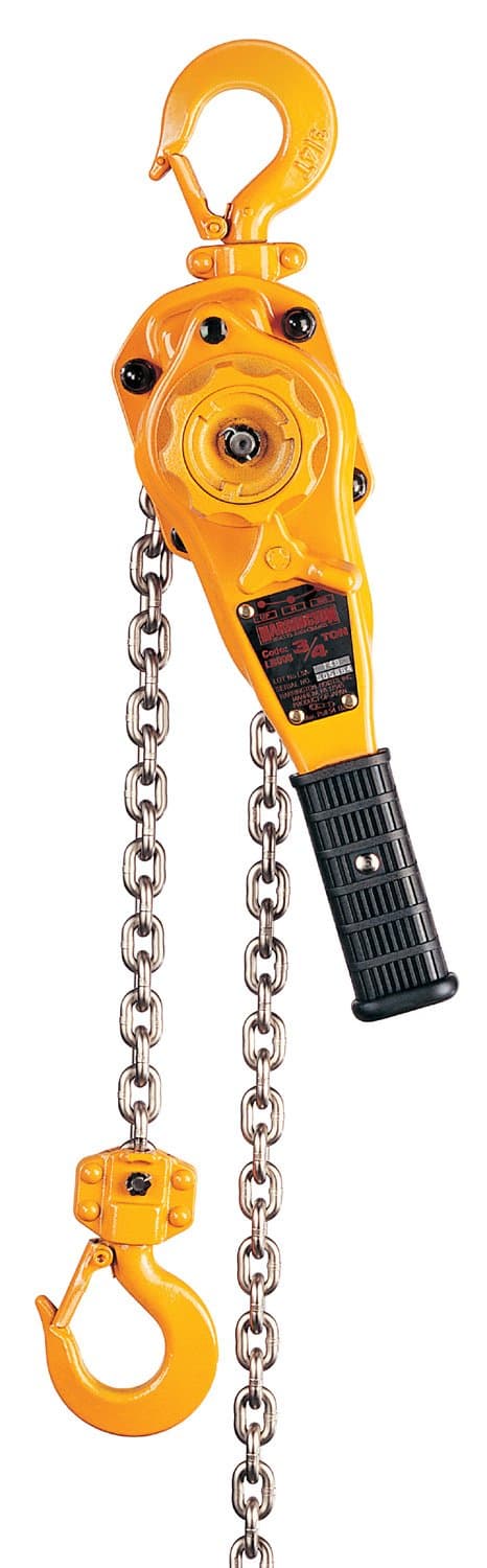 Harrington LB Series Steel Lever Hoist LB008-15, 3/4 Ton, 15' Lift