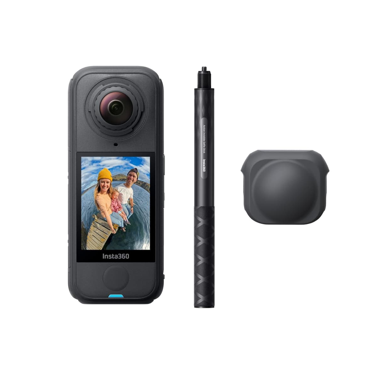 Insta360 X4 Air Snowboard Bundle - Cámara 8K 360 ligera 165g con kit Snowboard CINSAAFA-SNOW