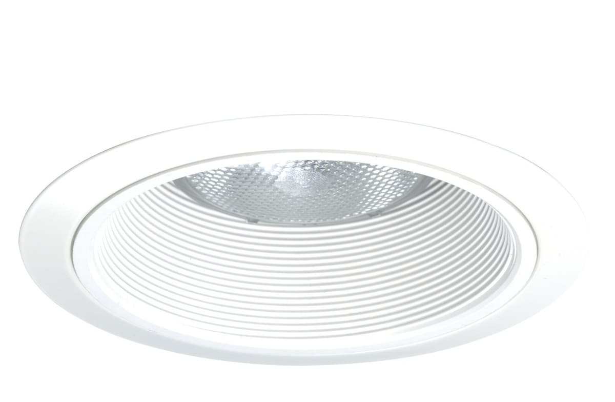 Juno 24B-SC Aro Difusor Baffle 6" Negro con Borde Satin Chrome