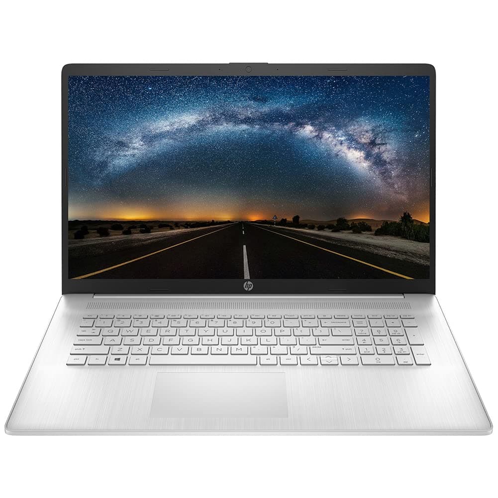 HP 17 Laptop 17.3" HD+ Touchscreen Intel Core i7-1255U 32GB RAM 1TB SSD Windows 11 Silver Notebook